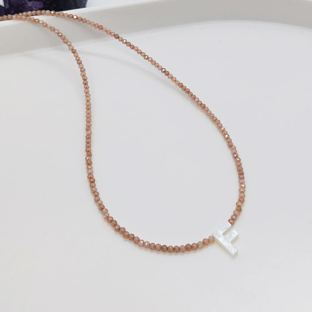 Wholesale Clavicle Chain Organic Glass Pendant Rhinestone Geometric Handwoven For Women - Image 10