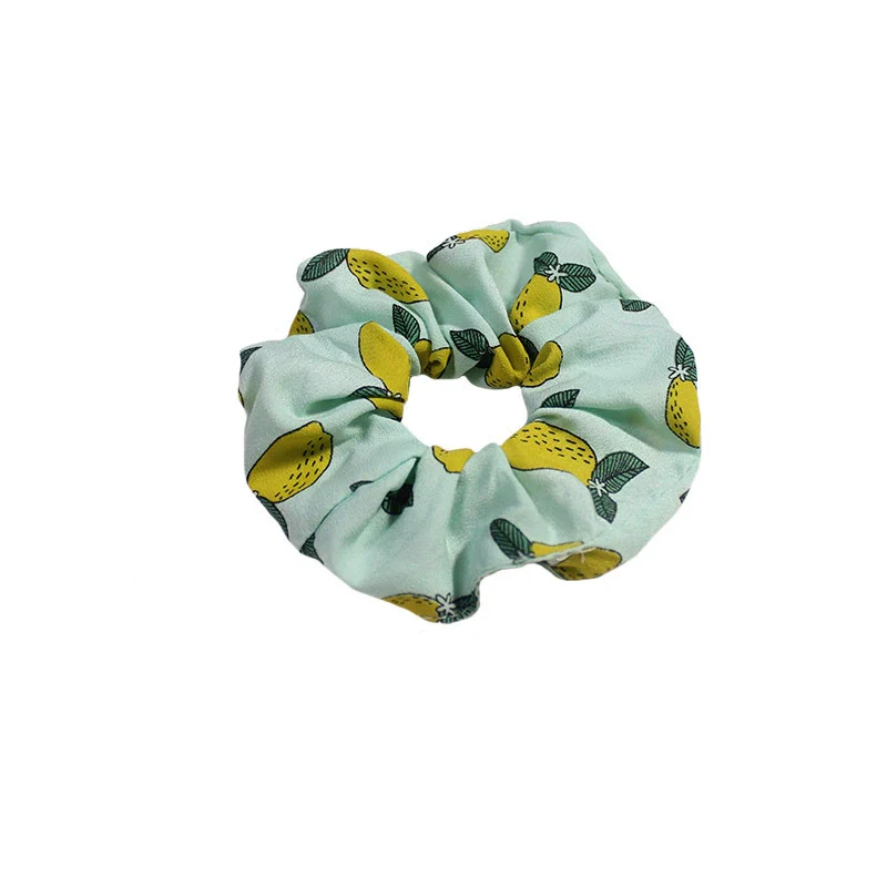 Wholesale Cloth Handmade Fresh Fruit Large Intestine Fat Sausage Hair Band Hair Rope Hair Accessories - Image 4
