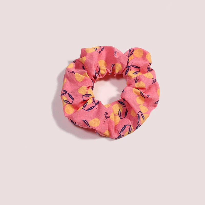 Wholesale Cloth Handmade Fresh Fruit Large Intestine Fat Sausage Hair Band Hair Rope Hair Accessories - Image 8