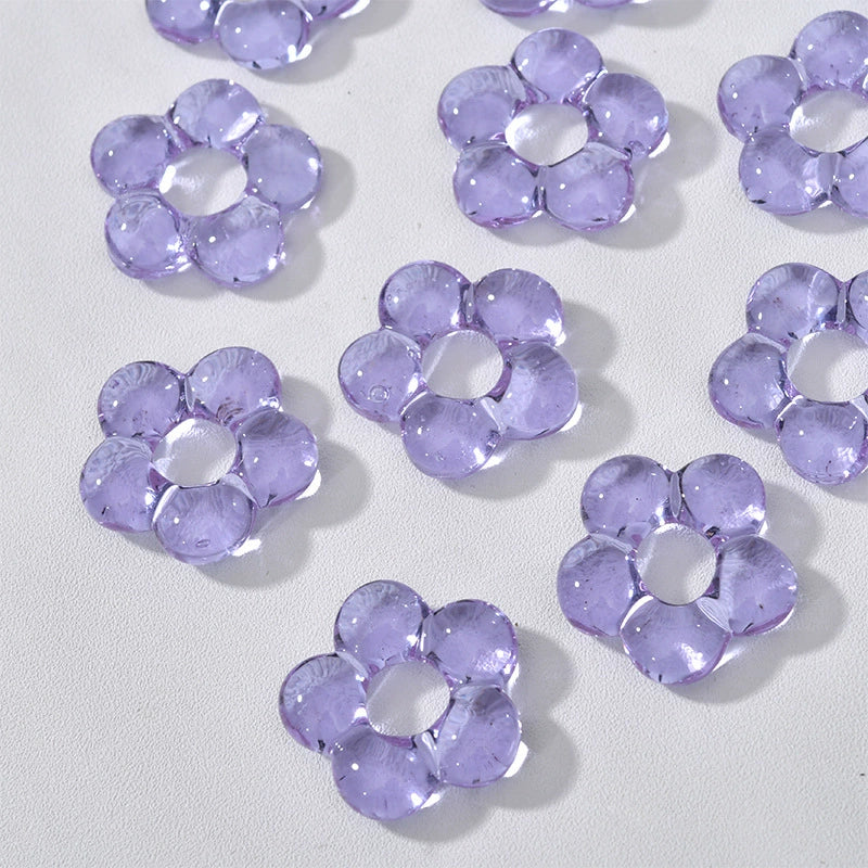 Wholesale Coloured Glaze Handmade Flower Beaded Jewelry With Baking Paint Design Necklace Bracelet Earrings - Image 9