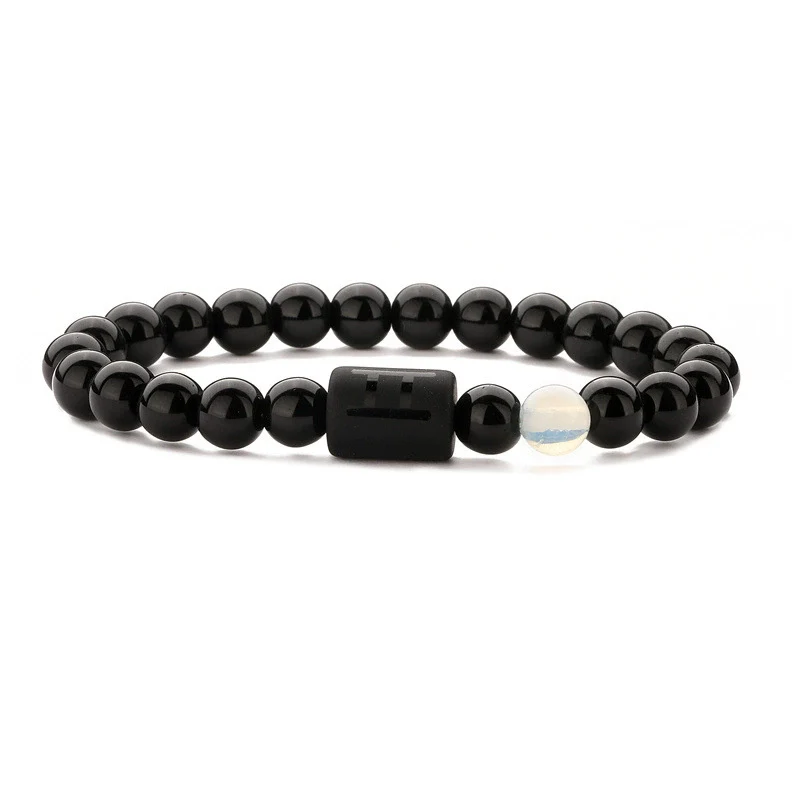 Wholesale Constellation Agate Elastic Handmade Bracelet - Image 22