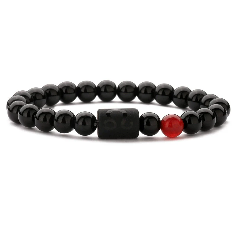 Wholesale Constellation Agate Elastic Handmade Bracelet - Image 24