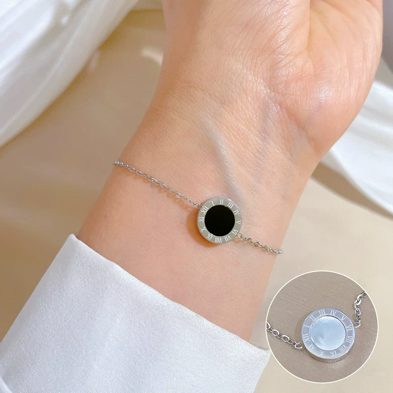 Wholesale Constellation Gold Inlaid Titanium Steel Bracelet For Women And Unisex - Image 2