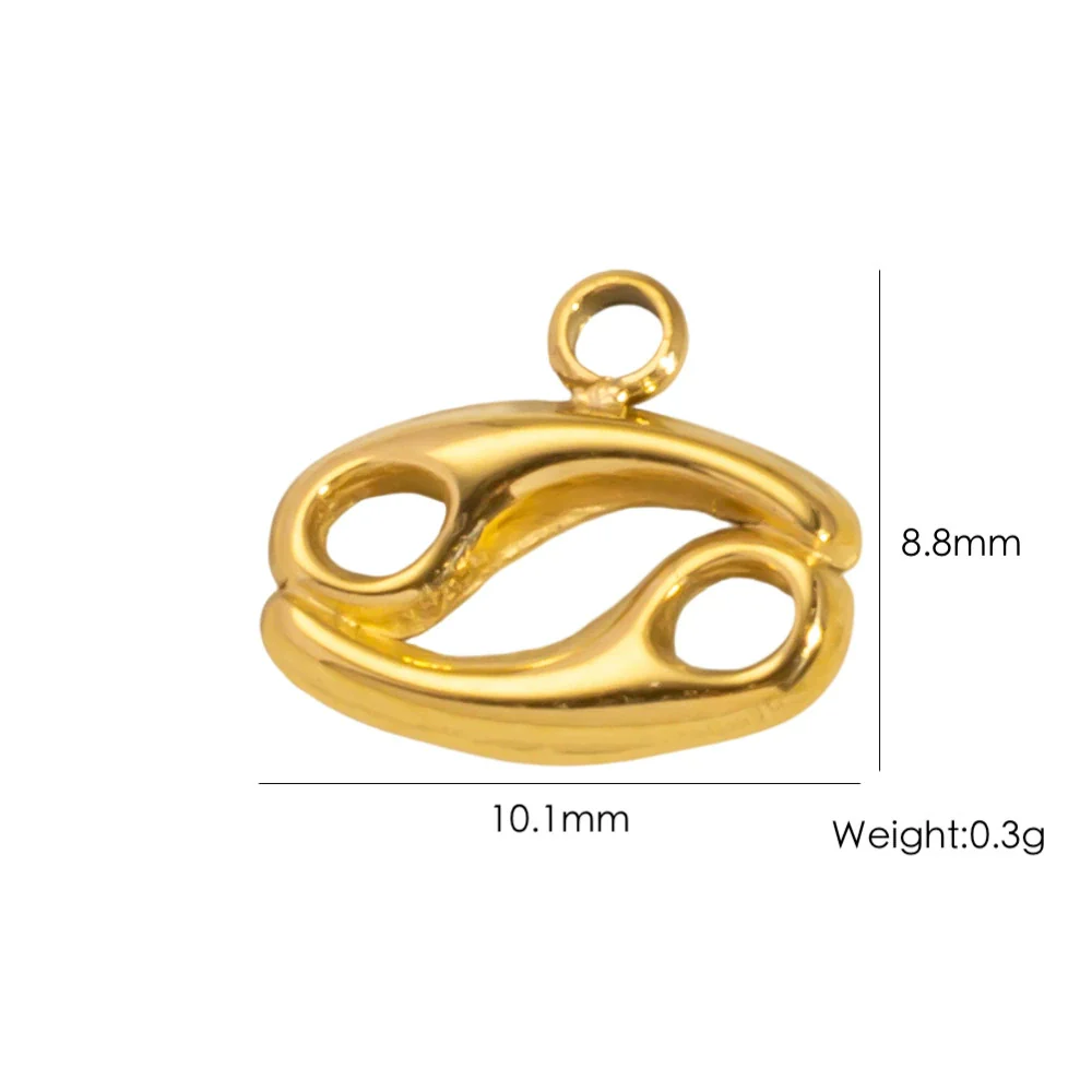Wholesale Constellation Stainless Steel Pendant Necklace Earrings Furnace Electroplated - Image 11