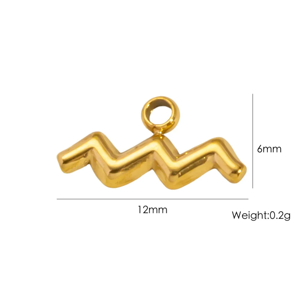 Wholesale Constellation Stainless Steel Pendant Necklace Earrings Furnace Electroplated - Image 6