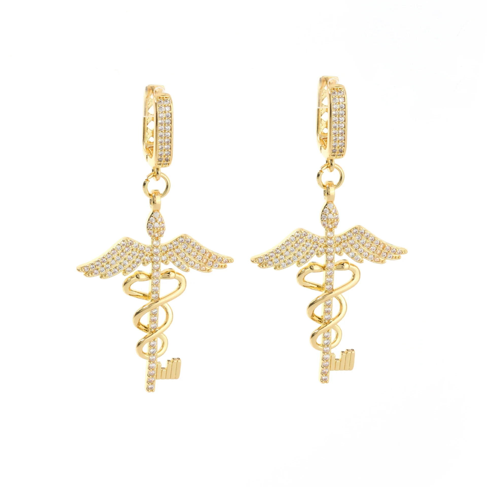 Wholesale Copper Animal Zodiac Geometric Earrings - Image 5