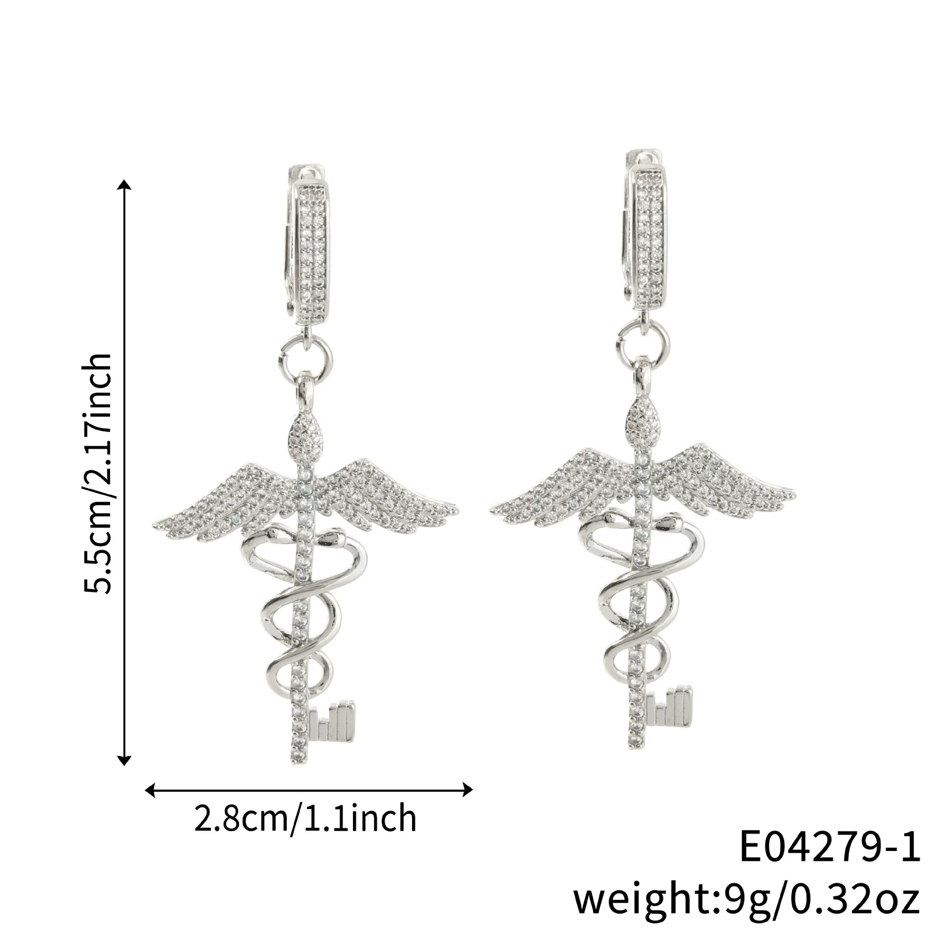 Wholesale Copper Animal Zodiac Geometric Earrings - Image 6