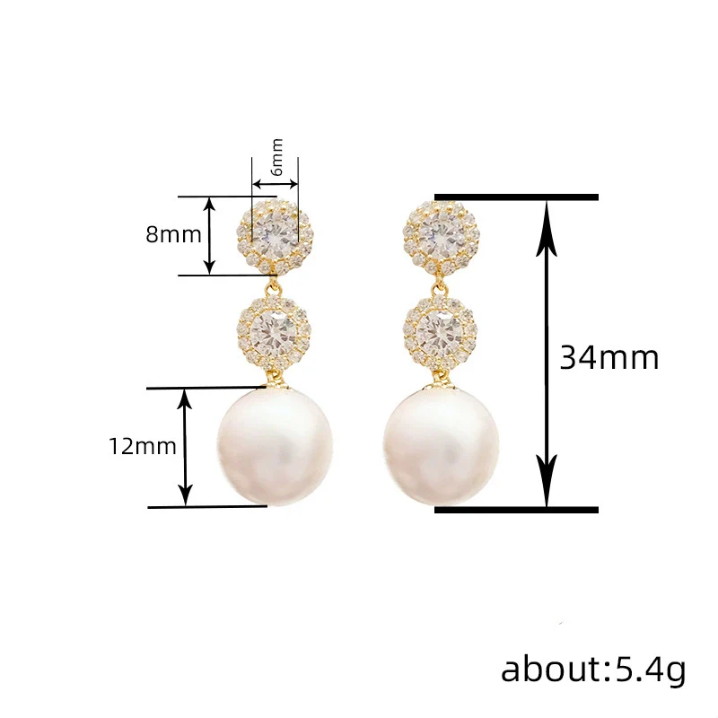 Wholesale Copper Electroplated Geometric Earrings For Women - Image 4