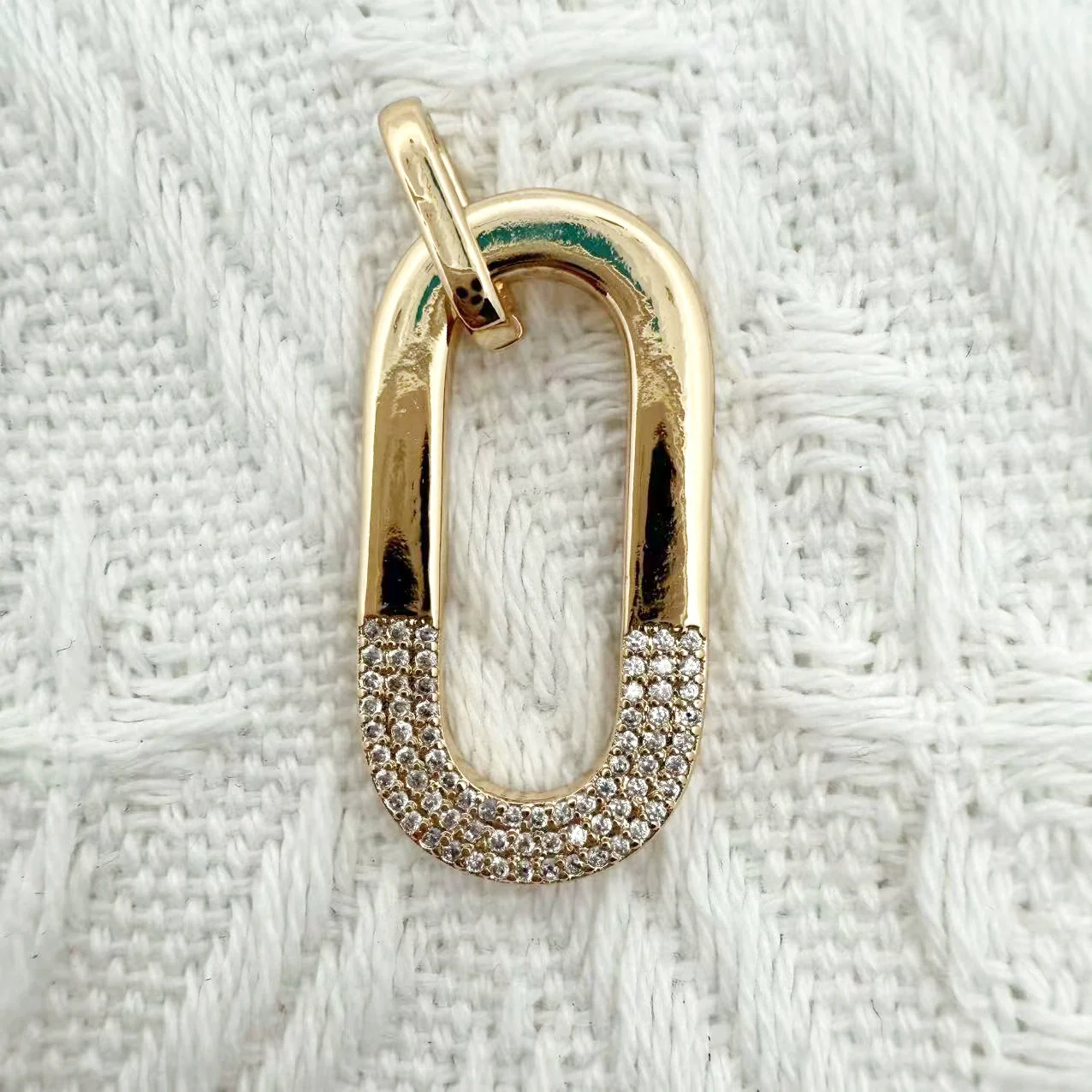Wholesale Copper Electroplated Inlaid Zircon Pendant Accessories For Women Necklace Bracelet - Image 6