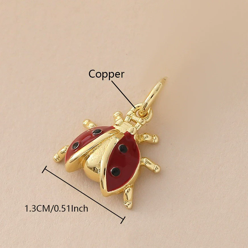 Wholesale Copper Electroplated Sausage Dog Beetle Butterfly Little Angel Cross Pendant Bracelet Necklace Accessories - Image 15