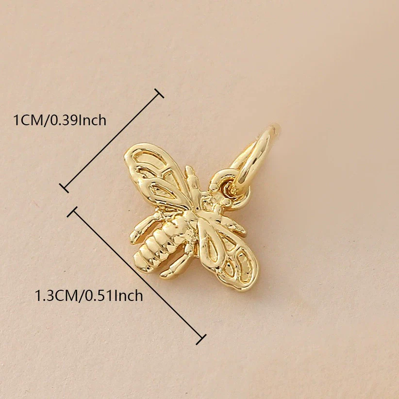 Wholesale Copper Electroplated Sausage Dog Beetle Butterfly Little Angel Cross Pendant Bracelet Necklace Accessories - Image 17
