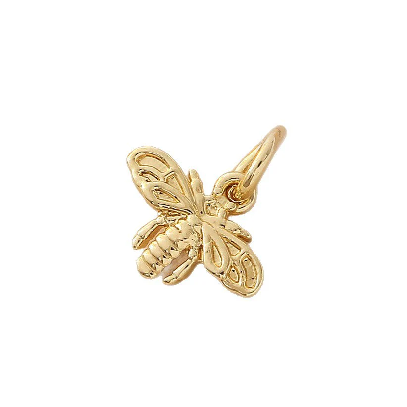 Wholesale Copper Electroplated Sausage Dog Beetle Butterfly Little Angel Cross Pendant Bracelet Necklace Accessories - Image 4