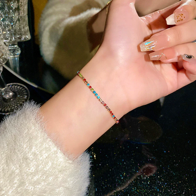 Wholesale Copper Geometric Electroplated Pullout Bracelet For Women - Image 3