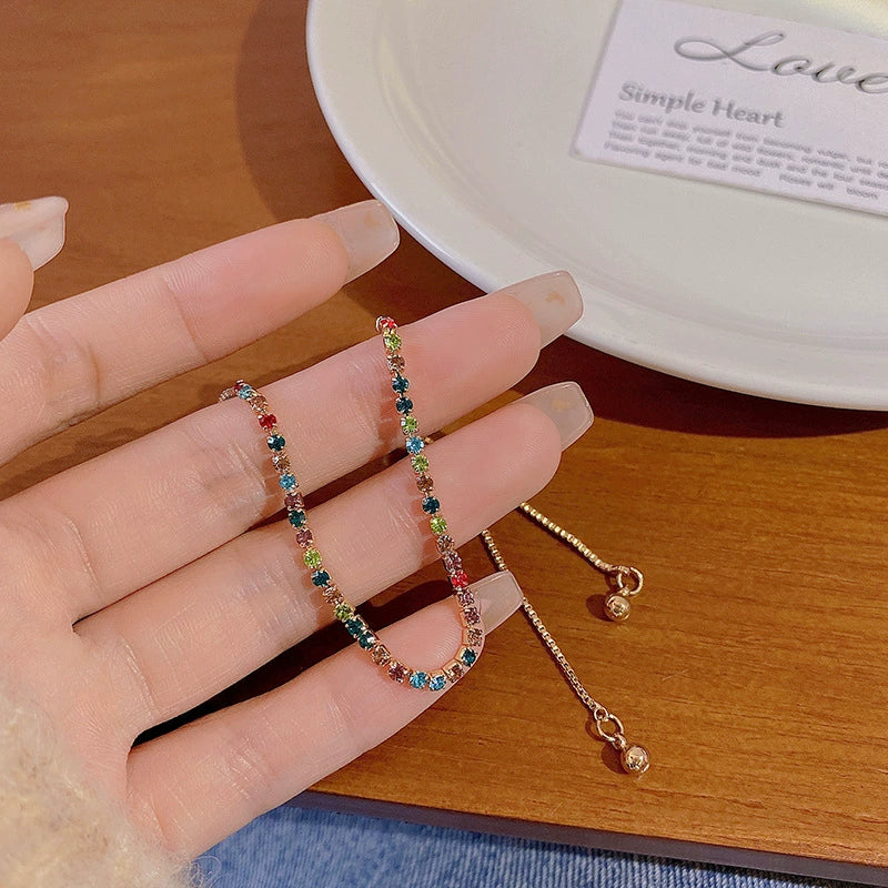 Wholesale Copper Geometric Electroplated Pullout Bracelet For Women - Image 4