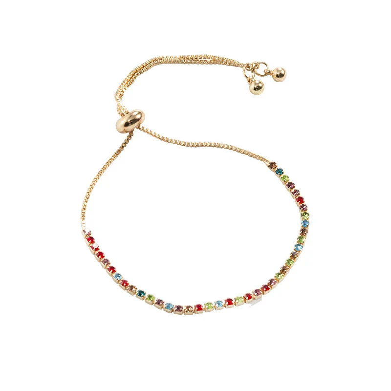 Wholesale Copper Geometric Electroplated Pullout Bracelet For Women - Image 5
