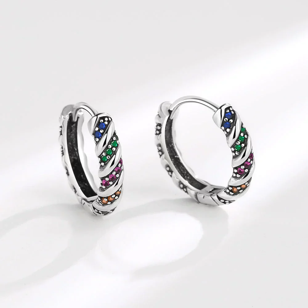 Wholesale Copper Geometric Irregular Men's Ear Studs With Electroplating Treatment - Image 4