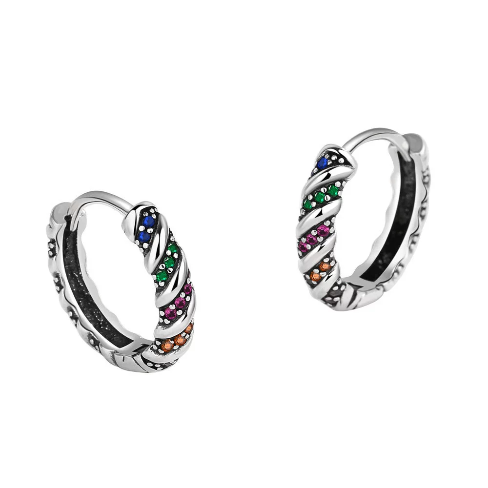 Wholesale Copper Geometric Irregular Men's Ear Studs With Electroplating Treatment - Image 5