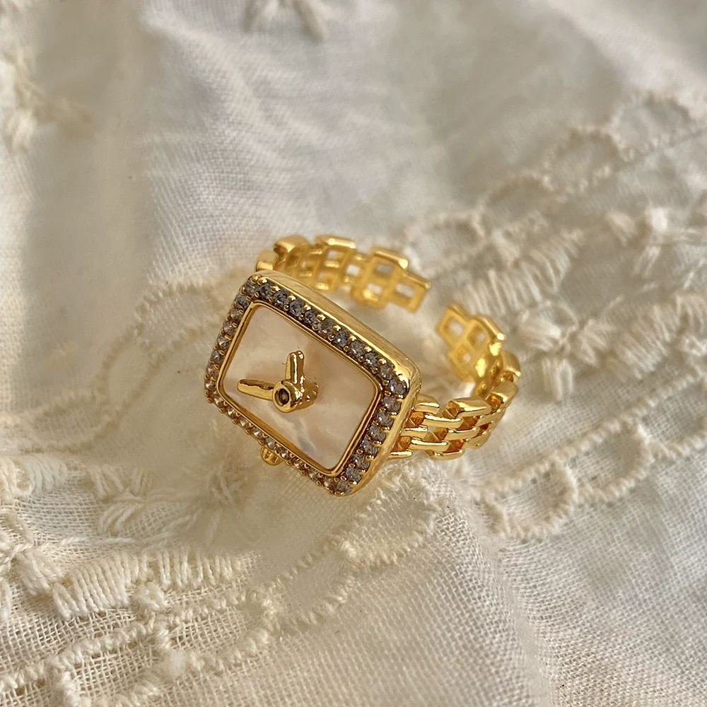 Wholesale Copper Geometric Style Ring With Oil Painting And Drop Glaze Flower Electroplated For Women - Image 9
