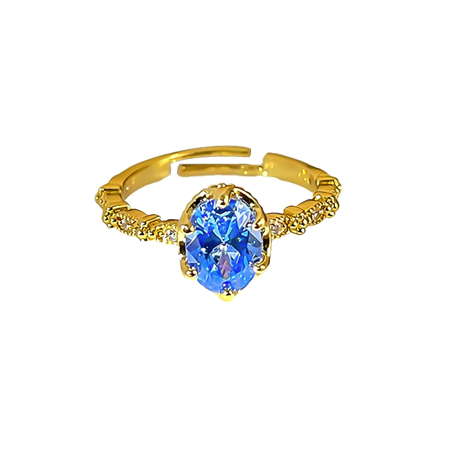 Wholesale Copper Geometric Western Ancient Style Electroplating Ring For Women - Image 5