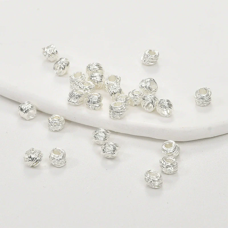 Wholesale Copper Geometric Woven Ball Beads Electroplated Colorretaining Jewelry Making Material For Bracelet Necklace Earring - Image 9