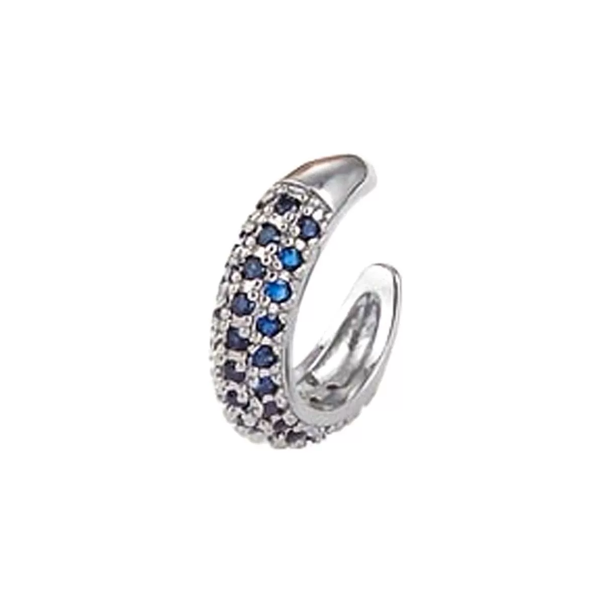 Wholesale Copper Goldplated Micropaved Colored Diamond Inlaid Zircon Ushape Nonpiercing Women's Ear Clips Jewelry - Image 12