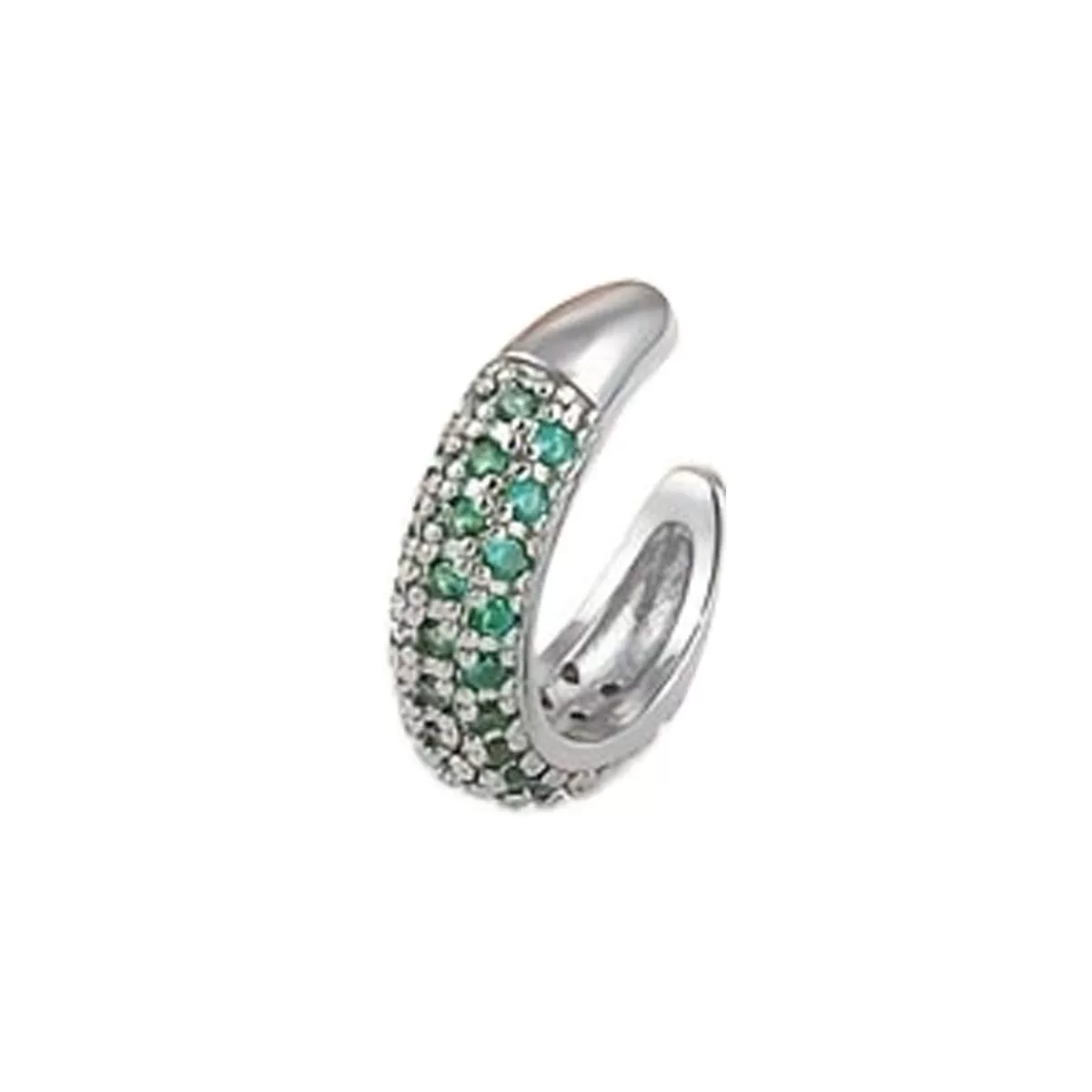 Wholesale Copper Goldplated Micropaved Colored Diamond Inlaid Zircon Ushape Nonpiercing Women's Ear Clips Jewelry - Image 13
