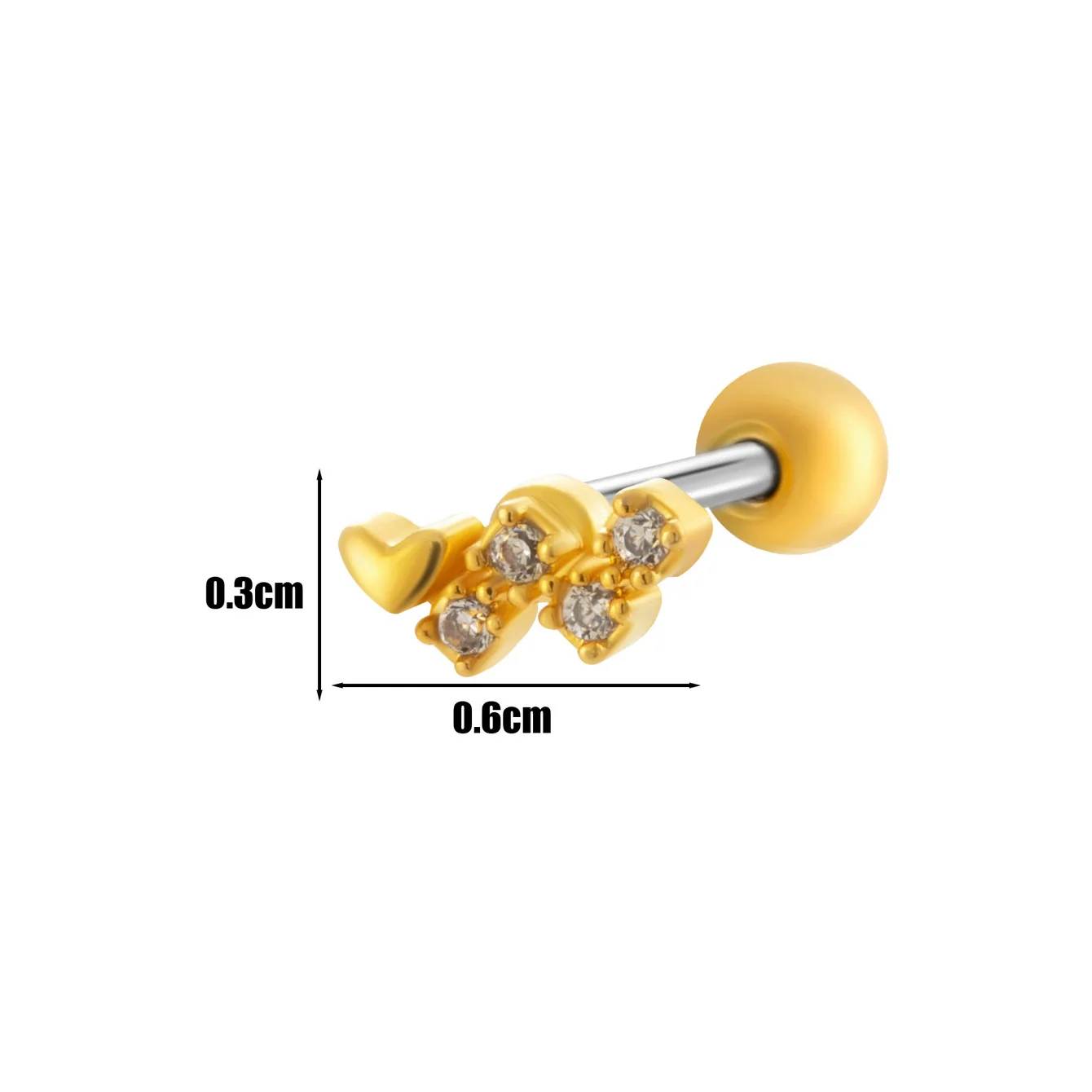 Wholesale Copper Jewelry Fashion Allmatch Moon Bow Style With Flower Pattern For Women - Image 10