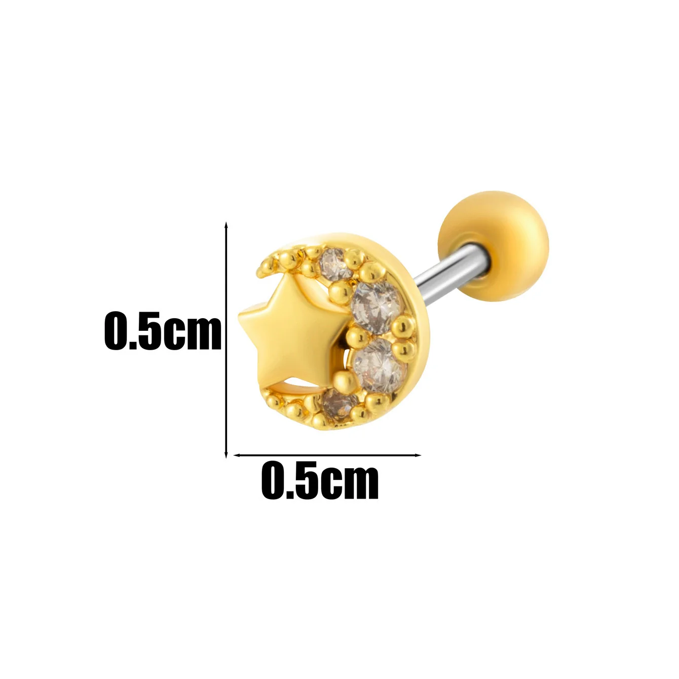 Wholesale Copper Jewelry Fashion Allmatch Moon Bow Style With Flower Pattern For Women - Image 14