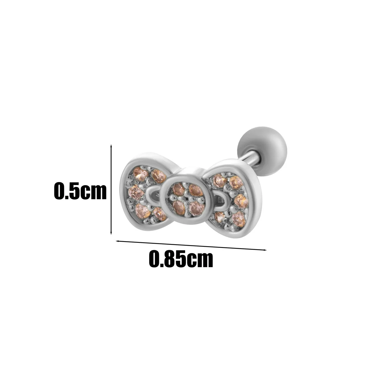 Wholesale Copper Jewelry Fashion Allmatch Moon Bow Style With Flower Pattern For Women - Image 19