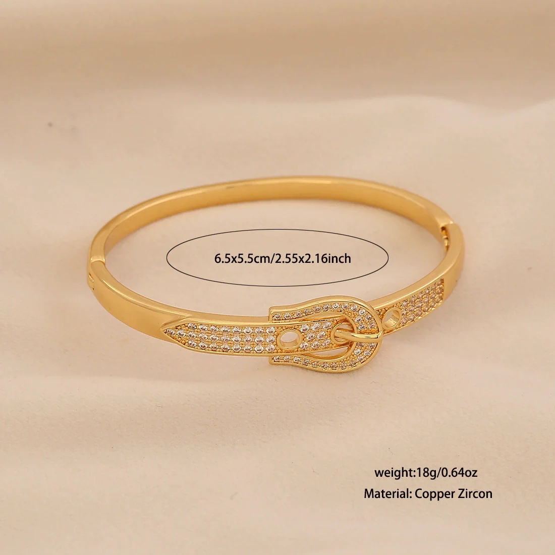 Wholesale Copper Micropaved Zircon Inlaid With Gold Bracelet Luxury Highend Jewelry - Image 7