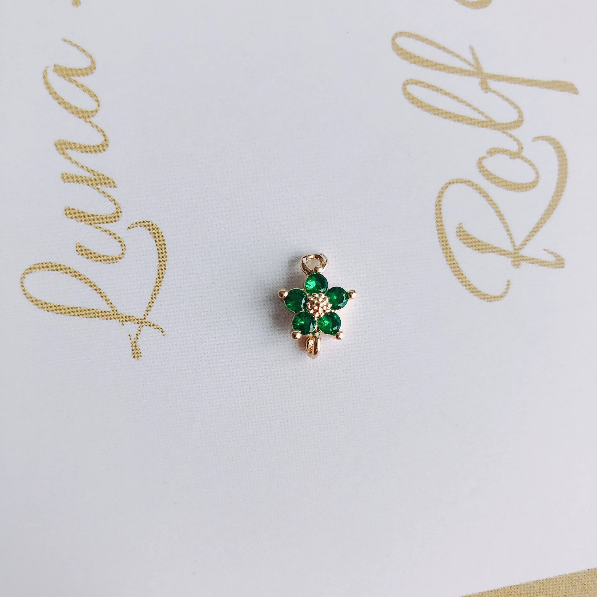 Wholesale Copper Plated Real Gold Hollow Flower Zircon Earrings Jewelry Accessories - Image 16