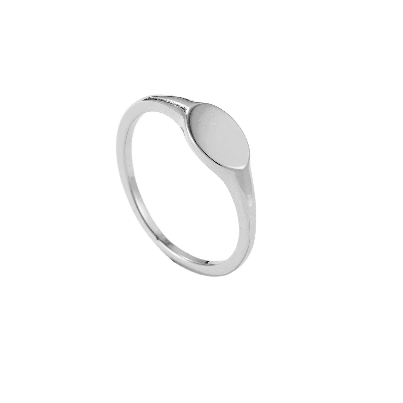 Wholesale Copper Ring With Geometric Design And Electroplating Platinum 18K Gold Light Luxury Style - Image 5