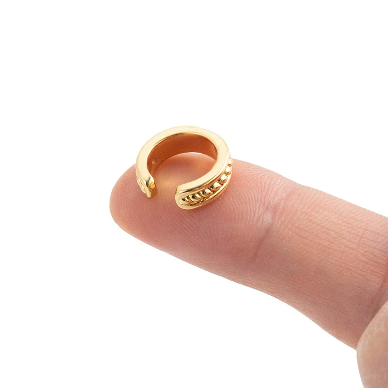 Wholesale Copper Ushape Geometric Cartilage Ear Clip Electroplated For Women - Image 5