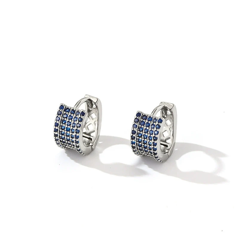 Wholesale Copper Zircon Threedimensional Simple Light Luxury Women's Earrings - Image 15