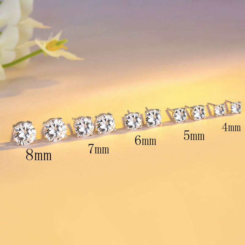 Wholesale Couple Earrings Sterling Silver 925 Geometric Pattern With Diamond Eight Heart Eight Arrows - Image 3