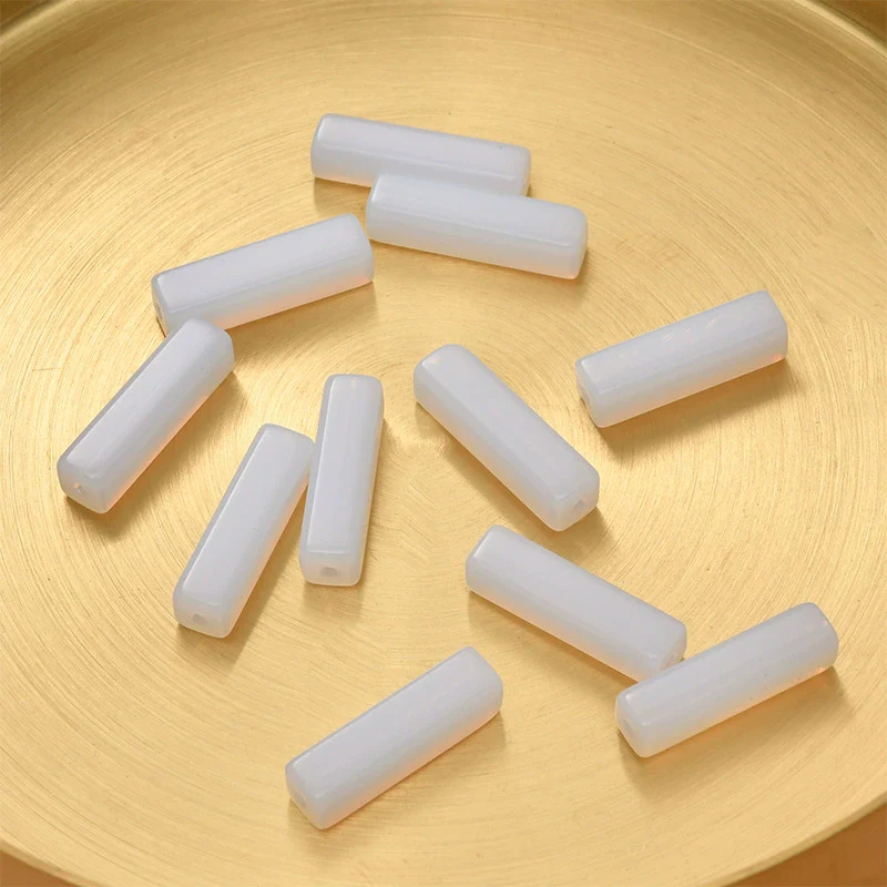 Wholesale Crystal Glass Long Square Straight Tube Beads Jewelry Making Materials For Earring Necklace Bracelet - Image 17