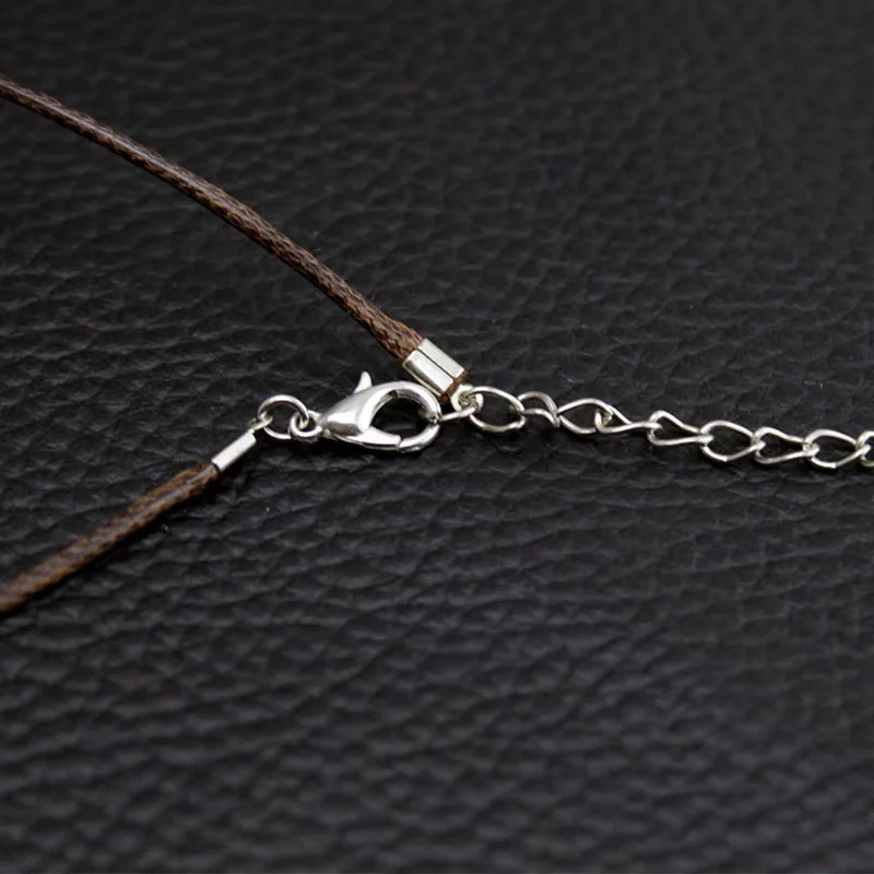 Wholesale Dandelion Dried Flower Necklace Pendant Creative Fashion Small And Fresh Glass Glazed Pu Wax Rope Geometric Style - Image 3