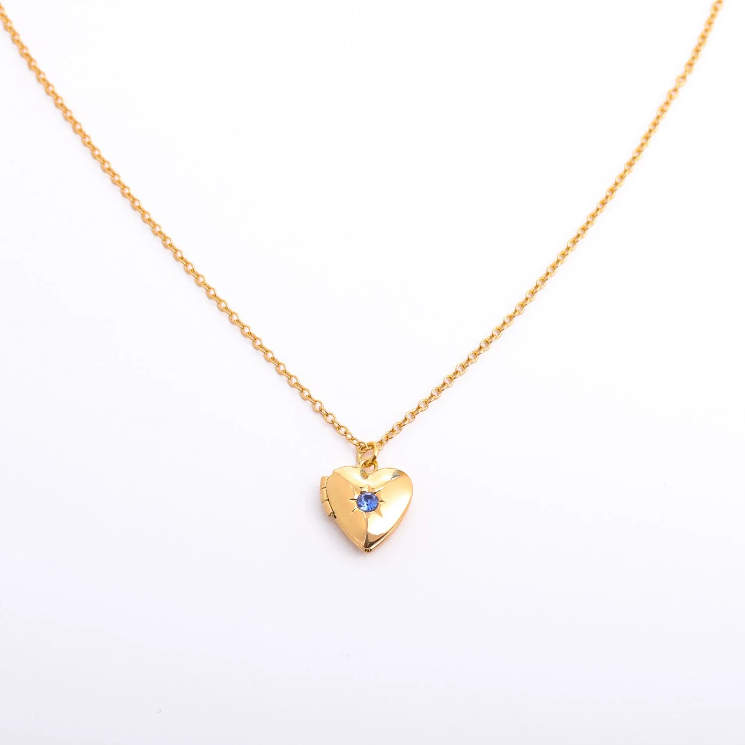 Wholesale Diamond Design Geometric Heartshaped Copper And Titanium Steel Necklace For Women - Image 6