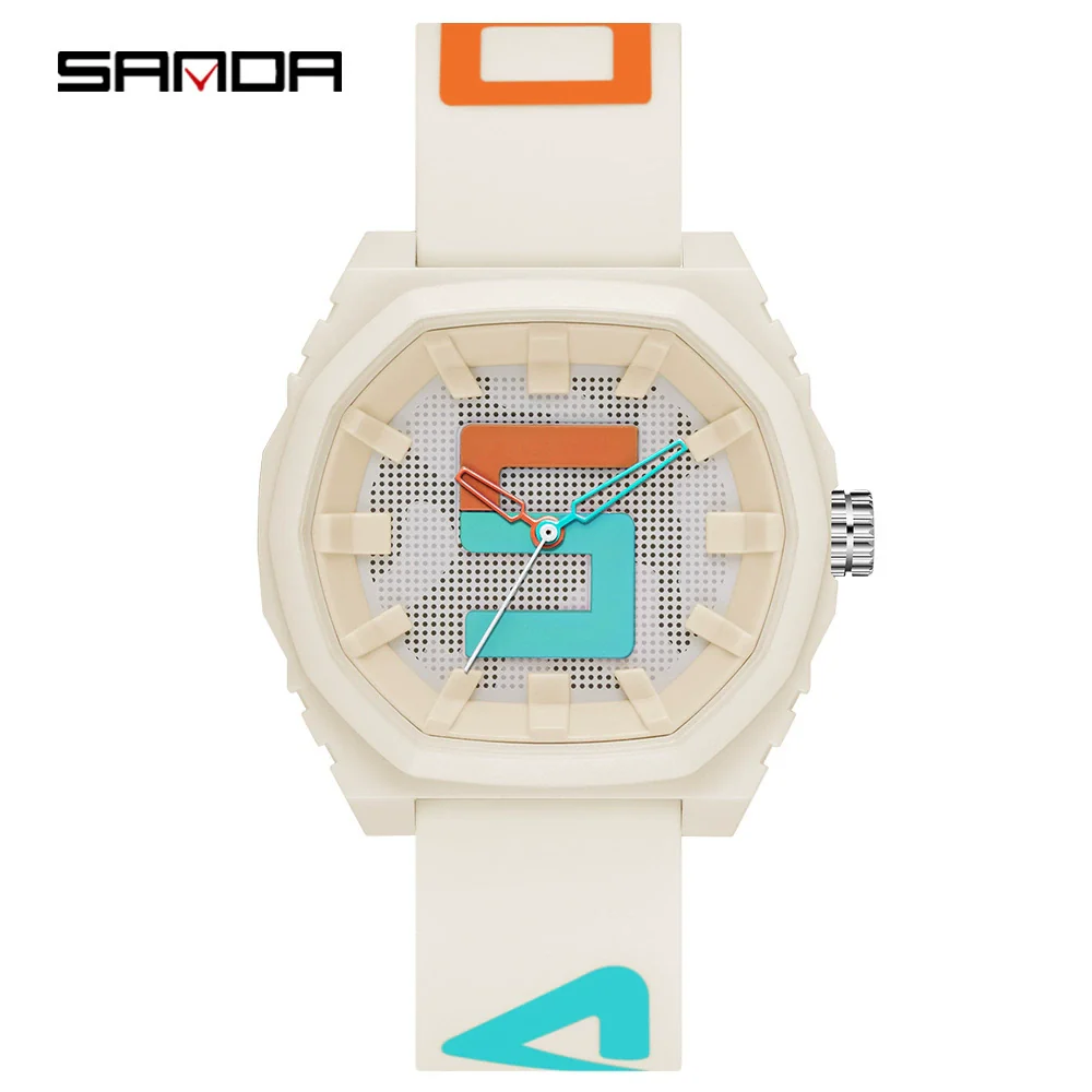 Wholesale Digital Quartz Movement Watch With Printed Logo Silicone Strap And Case Stainless Steel Clasp Round Shape For Male Students - Image 10