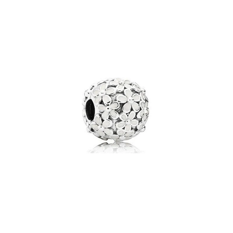 Wholesale Diy Beads 925 Silver Magnolia Love Full Diamond Fixed Hanging Beads With Totem Pattern Inlay - Image 16