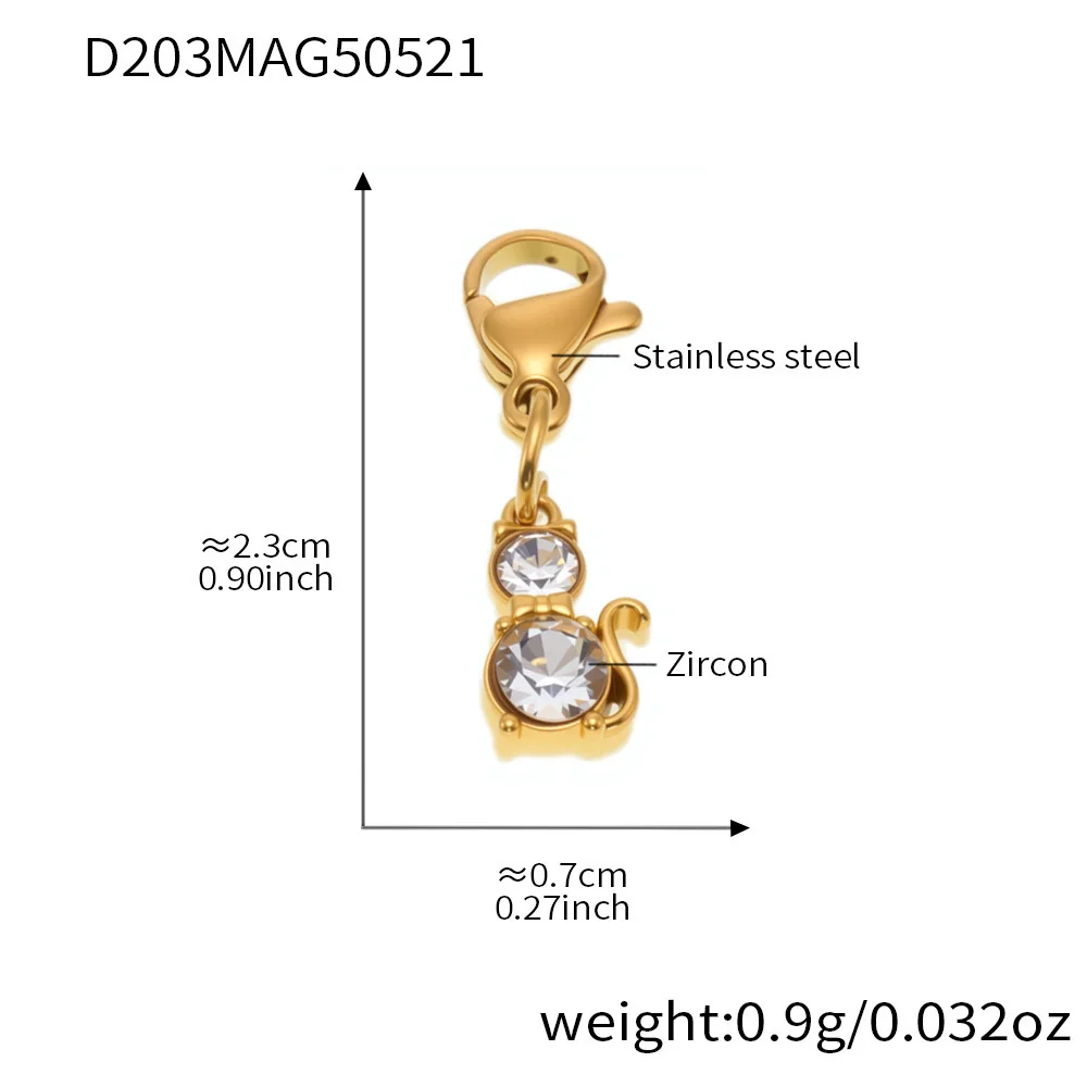 Wholesale Diy Ferris Wheel Zircon Oil Drop Geometric Stainless Steel Electroplated Bracelet And Anklet Set For Women - Image 31