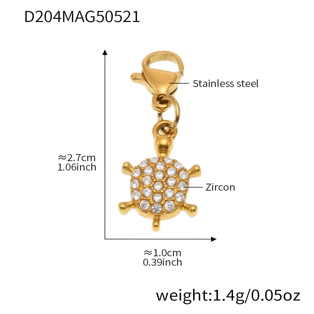 Wholesale Diy Ferris Wheel Zircon Oil Drop Geometric Stainless Steel Electroplated Bracelet And Anklet Set For Women - Image 32