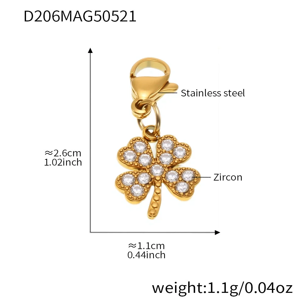 Wholesale Diy Ferris Wheel Zircon Oil Drop Geometric Stainless Steel Electroplated Bracelet And Anklet Set For Women - Image 34