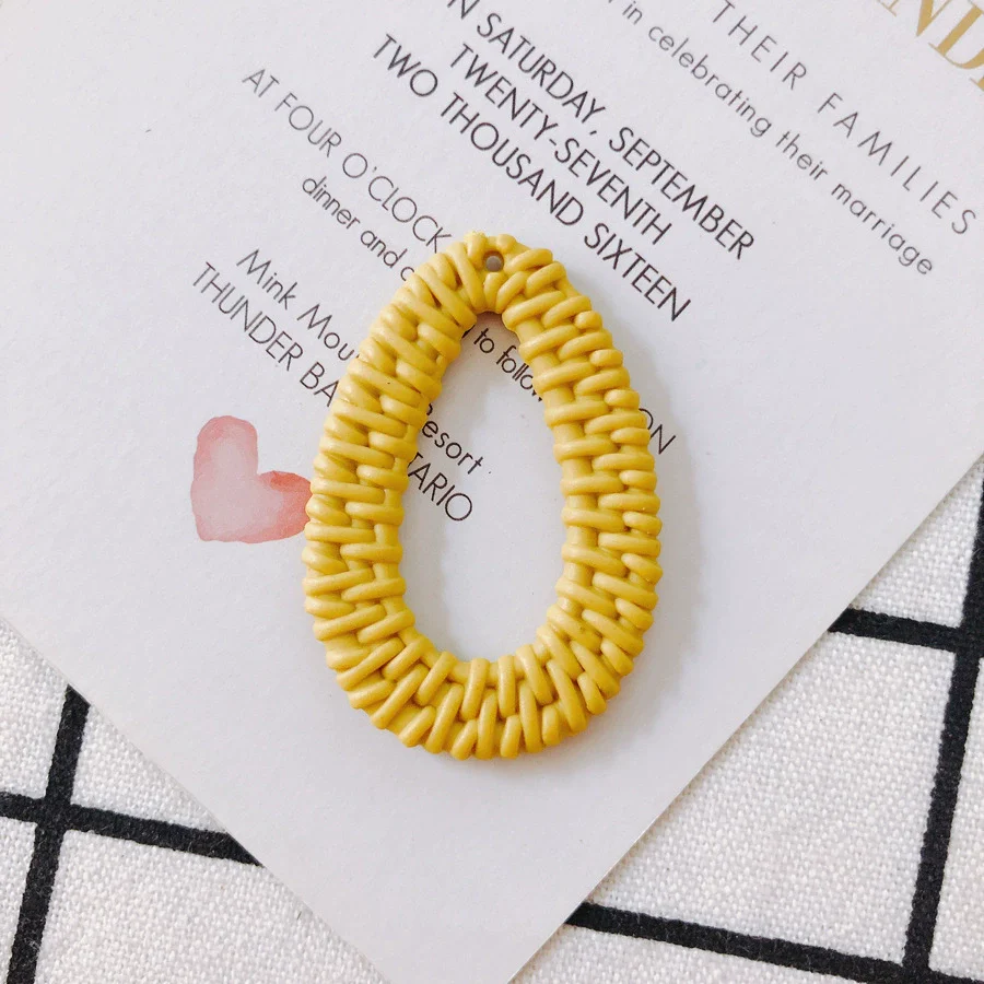 Wholesale Diy Jewelry Accessories Plastic Resin Hollow Water Drop Shape Earrings - Image 14