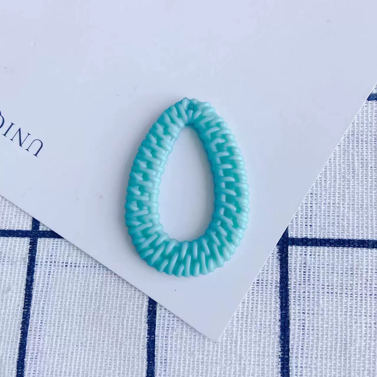 Wholesale Diy Jewelry Accessories Plastic Resin Hollow Water Drop Shape Earrings - Image 15
