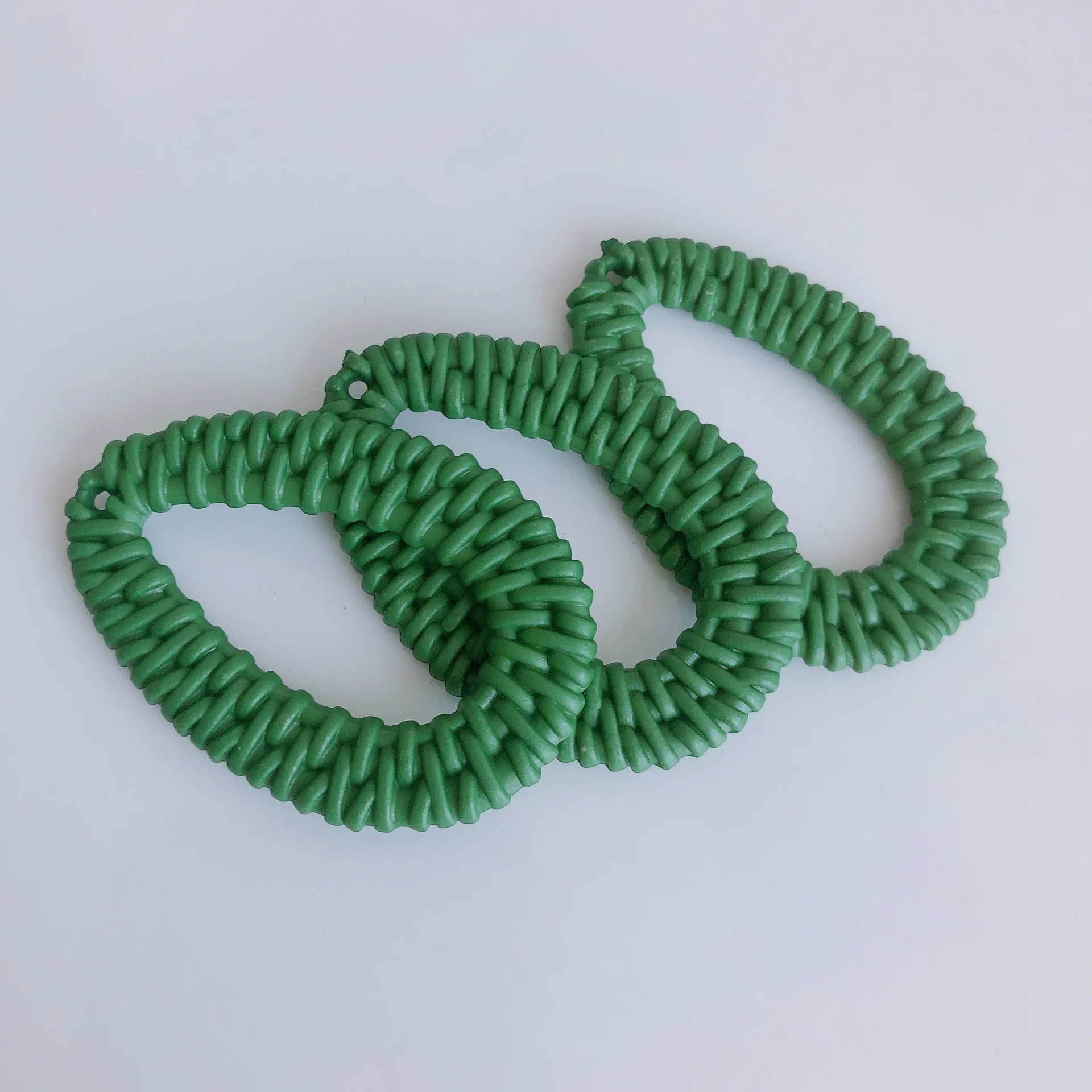 Wholesale Diy Jewelry Accessories Plastic Resin Hollow Water Drop Shape Earrings - Image 16