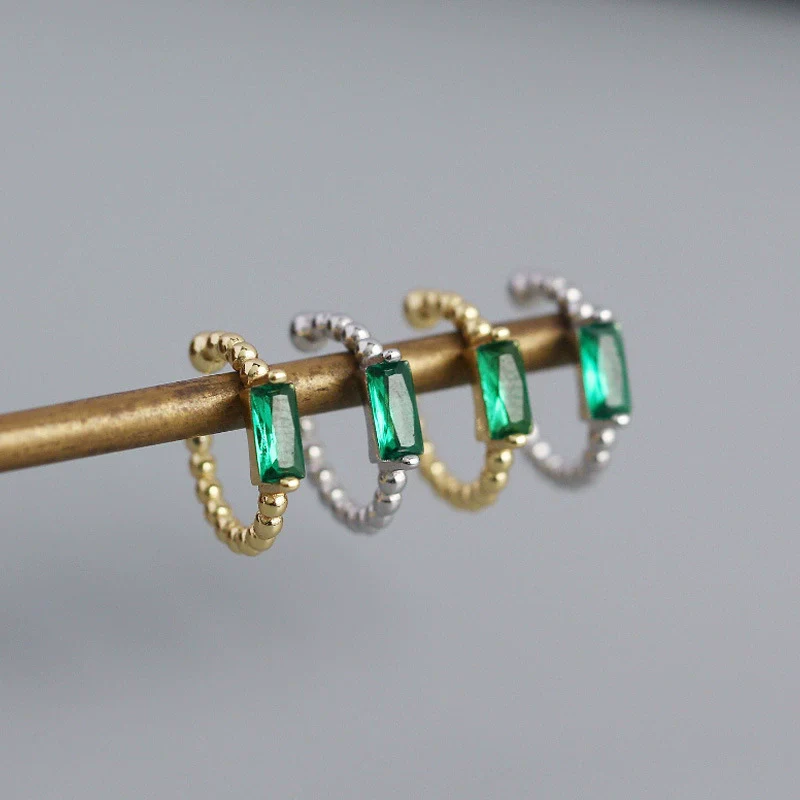 Wholesale Ear Bone Clip Jewelry S925 Sterling Silver Round Bead Geometric Electroplated For Women - Image 2