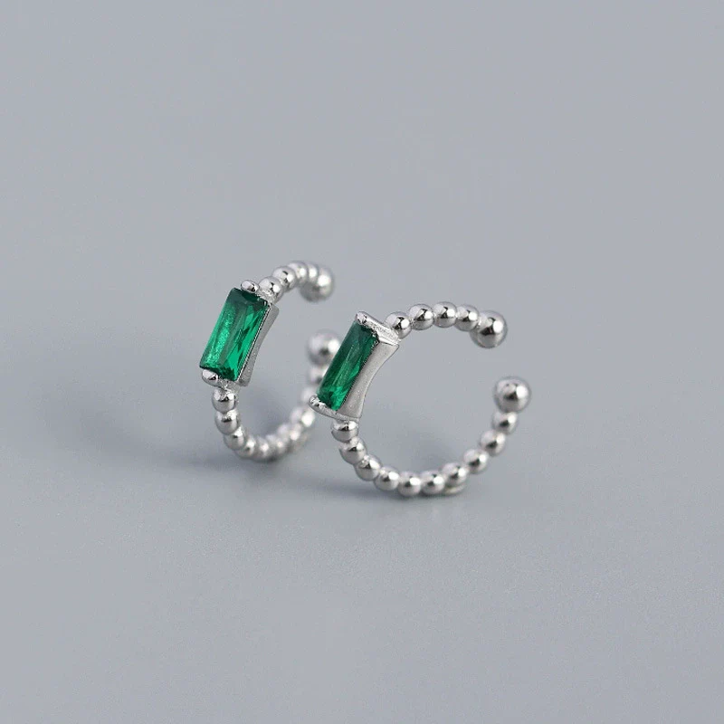 Wholesale Ear Bone Clip Jewelry S925 Sterling Silver Round Bead Geometric Electroplated For Women - Image 6