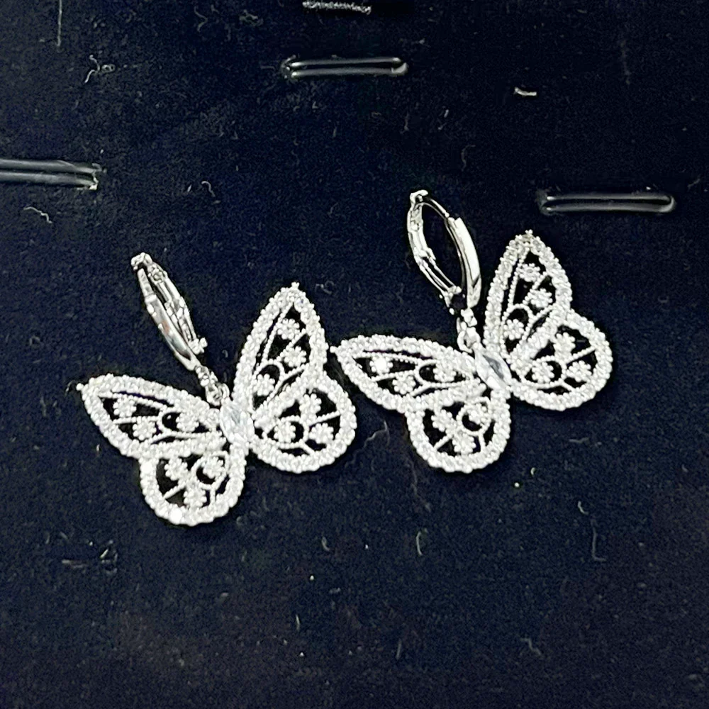 Wholesale Ear Buckle Copper Butterfly Bow Zircon Fashion Animals Style - Image 3