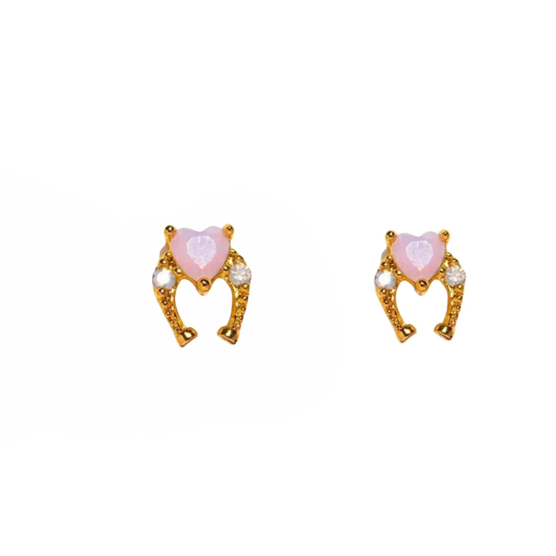 Wholesale Ear Jewelry Copper Inlaid Zircon Geometric Fivepointed Star Heart Women's - Image 15